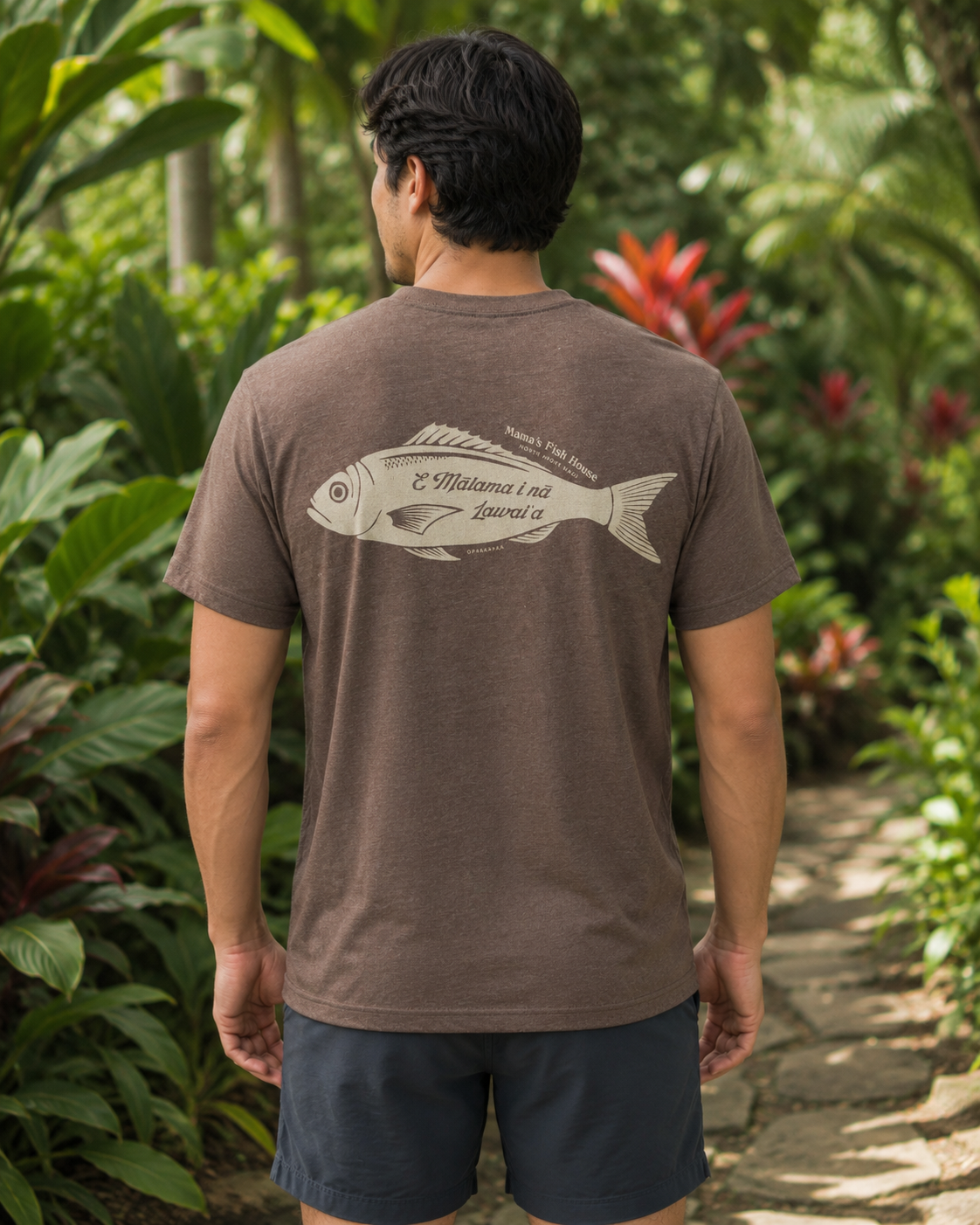 Mama's Lawaiʻa T-Shirt - Brown