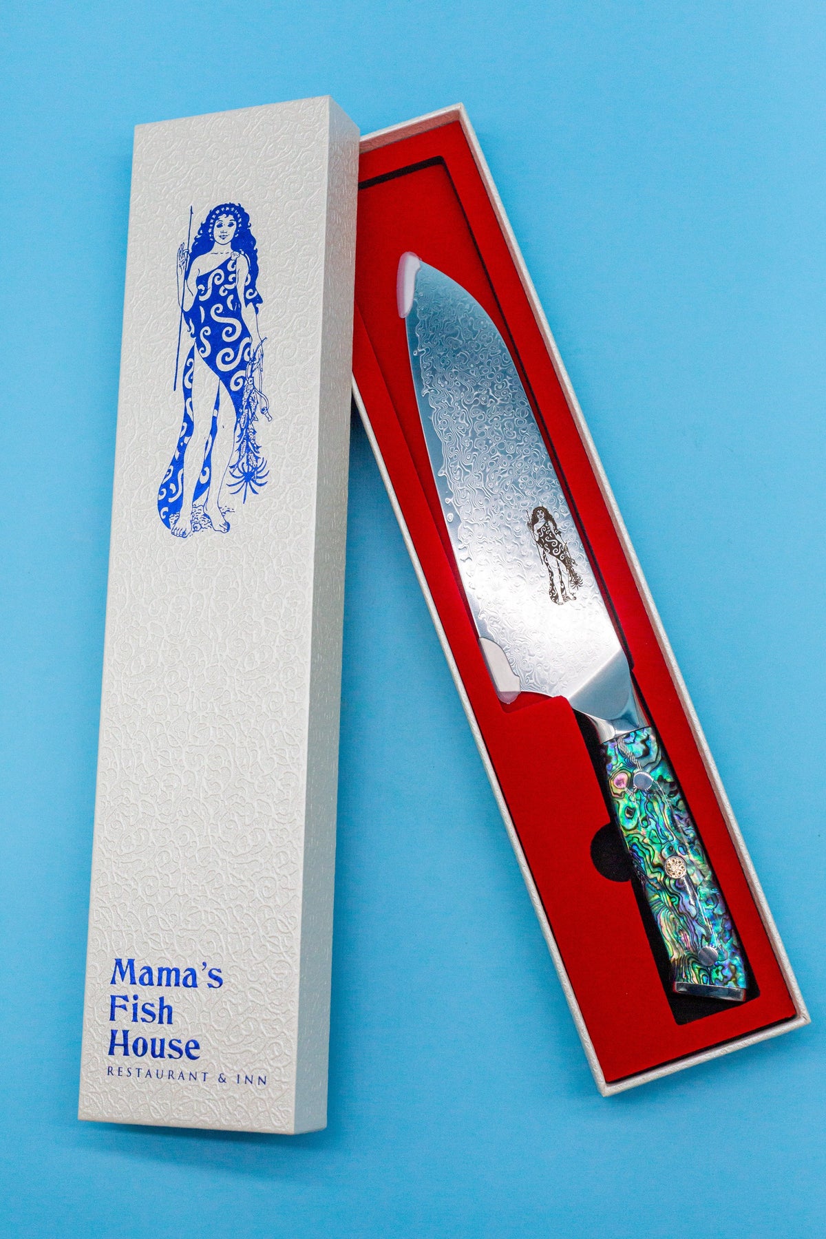 Abalone Santoku Knife